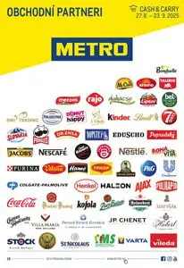 Propagačné noviny METRO, platné od 2025-08-27 do 2025-09-23.