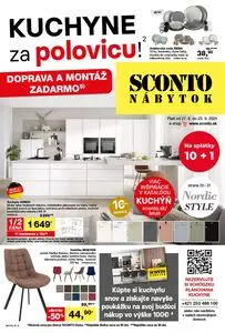 Propagačné noviny SCONTO, platné od 2025-08-27 do 2025-09-23.