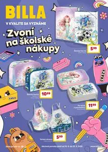 Propagačné noviny BILLA, platné od 2025-09-10 do 2025-09-23.