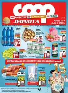 Propagačné noviny COOP, platné od 2025-09-18 do 2025-09-24.