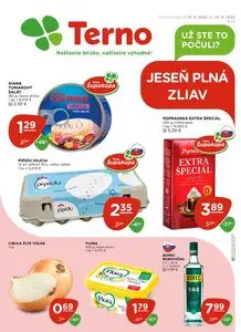 Propagačné noviny Terno, platné od 2025-09-18 do 2025-09-24.