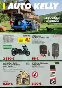 Propagačné noviny AUTO KELLY, platné od 2025-09-02 do 2025-09-29.