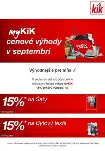 Propagačné noviny kik, platné od 2025-09-01 do 2025-09-30.