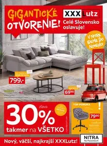 Propagačné noviny XXXLutz, platné od 2025-09-01 do 2025-09-30.