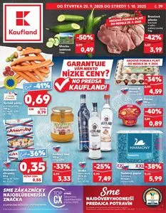 Propagačné noviny Kaufland, platné od 2025-09-25 do 2025-10-01.