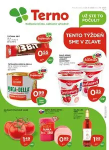 Propagačné noviny Terno, platné od 2025-09-25 do 2025-10-01.
