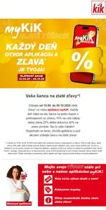 Propagačné noviny kik, platné od 2025-09-15 do 2025-10-05.