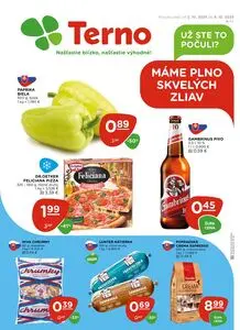 Propagačné noviny Terno, platné od 2025-10-02 do 2025-10-08.