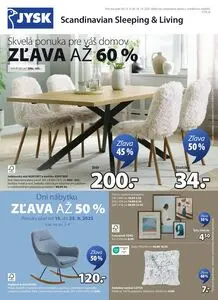Propagačné noviny JYSK, platné od 2025-09-15 do 2025-10-14.