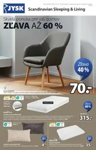 Propagačné noviny JYSK, platné od 2025-09-24 do 2025-10-14.
