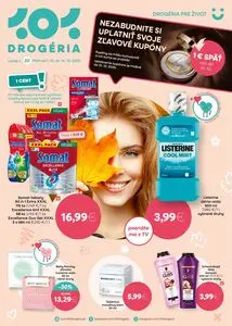 Propagačné noviny 101 Drogerie, platné od 2025-10-01 do 2025-10-14.