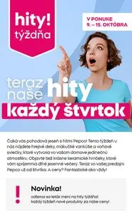 Propagačné noviny Pepco, platné od 2025-10-09 do 2025-10-15.