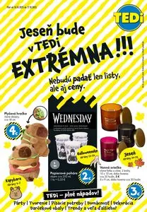 Propagačné noviny TEDi, platné od 2025-10-09 do 2025-10-17.