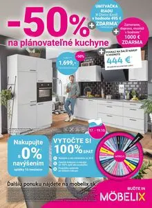 Propagačné noviny MÖBELIX, platné od 2025-10-13 do 2025-10-26.