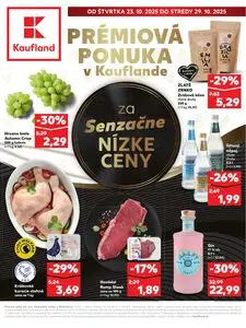 Propagačné noviny Kaufland, platné od 2025-10-23 do 2025-10-29.