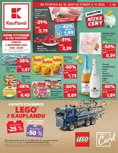 Propagačné noviny Kaufland, platné od 2025-10-30 do 2025-11-05.