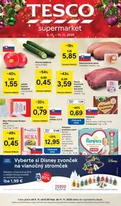 Propagačné noviny TESCO, platné od 2025-11-05 do 2025-11-11.