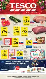 Propagačné noviny TESCO, platné od 2025-11-05 do 2025-11-11.