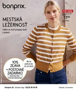 Propagačné noviny bonprix, platné od 2025-10-14 do 2025-11-18.
