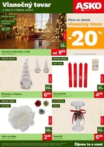 Propagačné noviny ASKO NÁBYTOK, platné od 2025-10-30 do 2025-11-19.