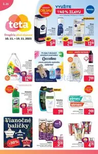 Propagačné noviny teta, platné od 2025-11-10 do 2025-11-19.