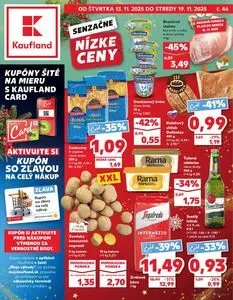 Propagačné noviny Kaufland, platné od 2025-11-13 do 2025-11-19.