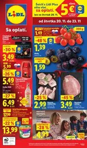 Propagačné noviny LIDL, platné od 2025-11-20 do 2025-11-23.
