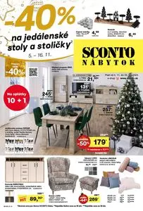 Propagačné noviny SCONTO, platné od 2025-11-05 do 2025-11-25.