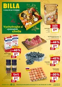 Propagačné noviny BILLA, platné od 2025-11-19 do 2025-11-25.