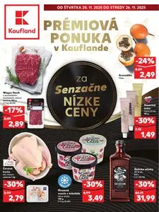 Propagačné noviny Kaufland, platné od 2025-11-20 do 2025-11-26.