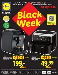 Propagačné noviny LIDL, platné od 2025-11-21 do 2025-11-30.