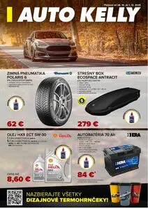Propagačné noviny AUTO KELLY, platné od 2025-10-28 do 2025-12-01.