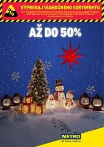 Propagačné noviny METRO, platné od 2025-11-24 do 2025-12-02.