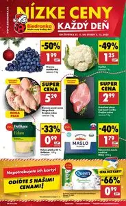 Propagačné noviny Biedronka, platné od 2025-11-27 do 2025-12-03.