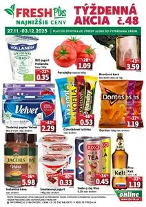 Propagačné noviny FRESH, platné od 2025-11-27 do 2025-12-03.