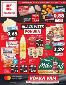 Propagačné noviny Kaufland, platné od 2025-11-27 do 2025-12-03.