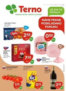 Propagačné noviny Terno, platné od 2025-11-27 do 2025-12-03.