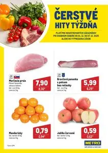 Propagačné noviny METRO, platné od 2025-12-01 do 2025-12-07.
