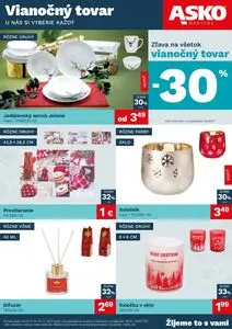 Propagačné noviny ASKO NÁBYTOK, platné od 2025-11-20 do 2025-12-10.