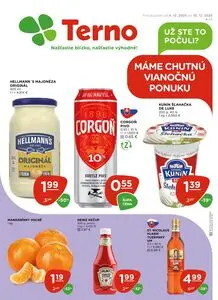 Propagačné noviny Terno, platné od 2025-12-04 do 2025-12-10.