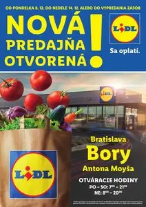 Propagačné noviny LIDL, platné od 2025-12-08 do 2025-12-14.
