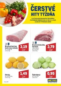 Propagačné noviny METRO, platné od 2025-12-08 do 2025-12-14.