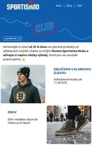 Propagačné noviny SPORTISIMO, platné od 2025-12-08 do 2025-12-14.