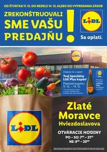 Propagačné noviny LIDL, platné od 2025-12-11 do 2025-12-14.