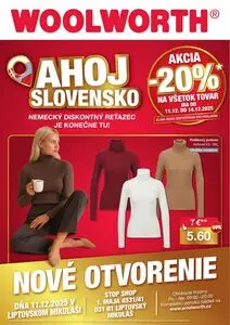 Propagačné noviny WOOLWORTH, platné od 2025-12-11 do 2025-12-14.