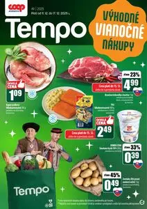 Propagačné noviny COOP, platné od 2025-12-11 do 2025-12-17.