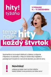 Propagačné noviny Pepco, platné od 2025-12-11 do 2025-12-17.