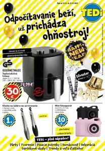 Propagačné noviny TEDi, platné od 2025-12-12 do 2025-12-21.