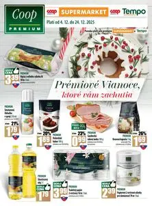 Propagačné noviny COOP, platné od 2025-12-04 do 2025-12-24.