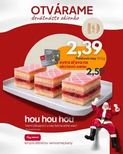 Propagačné noviny CBA KOMFOS, platné od 2025-12-19 do 2025-12-24.